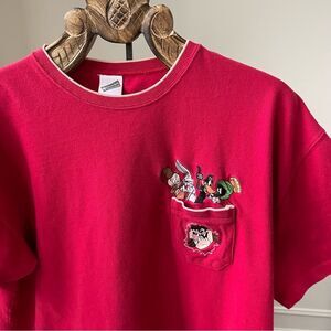 Vintage 90s Warner Bros Bugs Bunny, Elmer Fudd, Daffy Duck Taz Marvin Martian XL